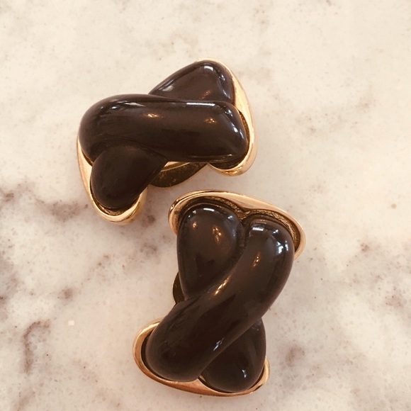VTG Givenchy X’s Paris New York Earrings - Picture 1 of 7